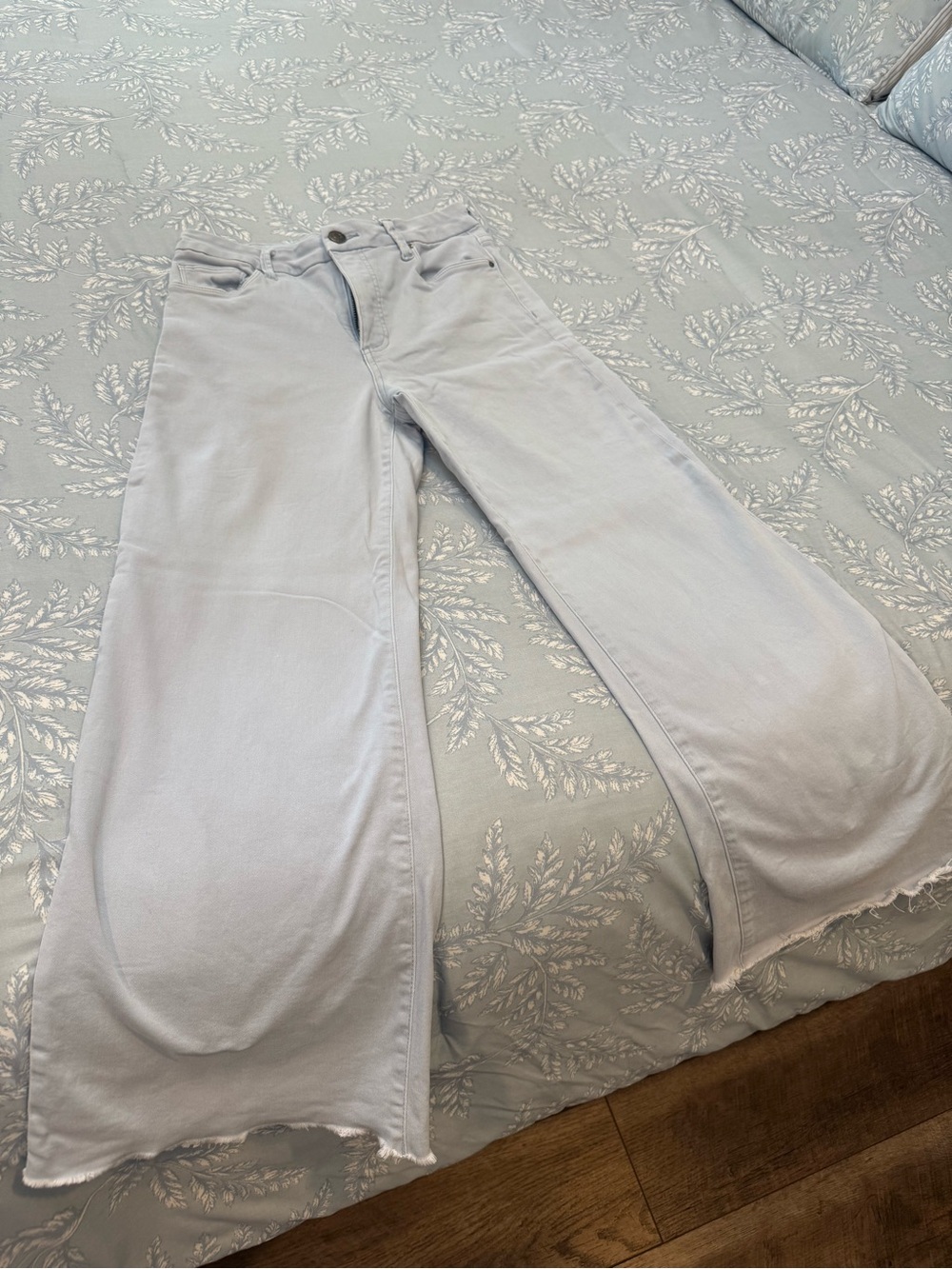 Ice Blue Wide Leg Kit Meg Fab Ab Jeans